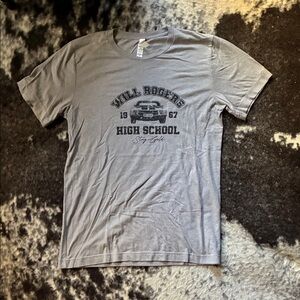 Gray Outsiders - Will Roger’s High School Graphic T-Shirt